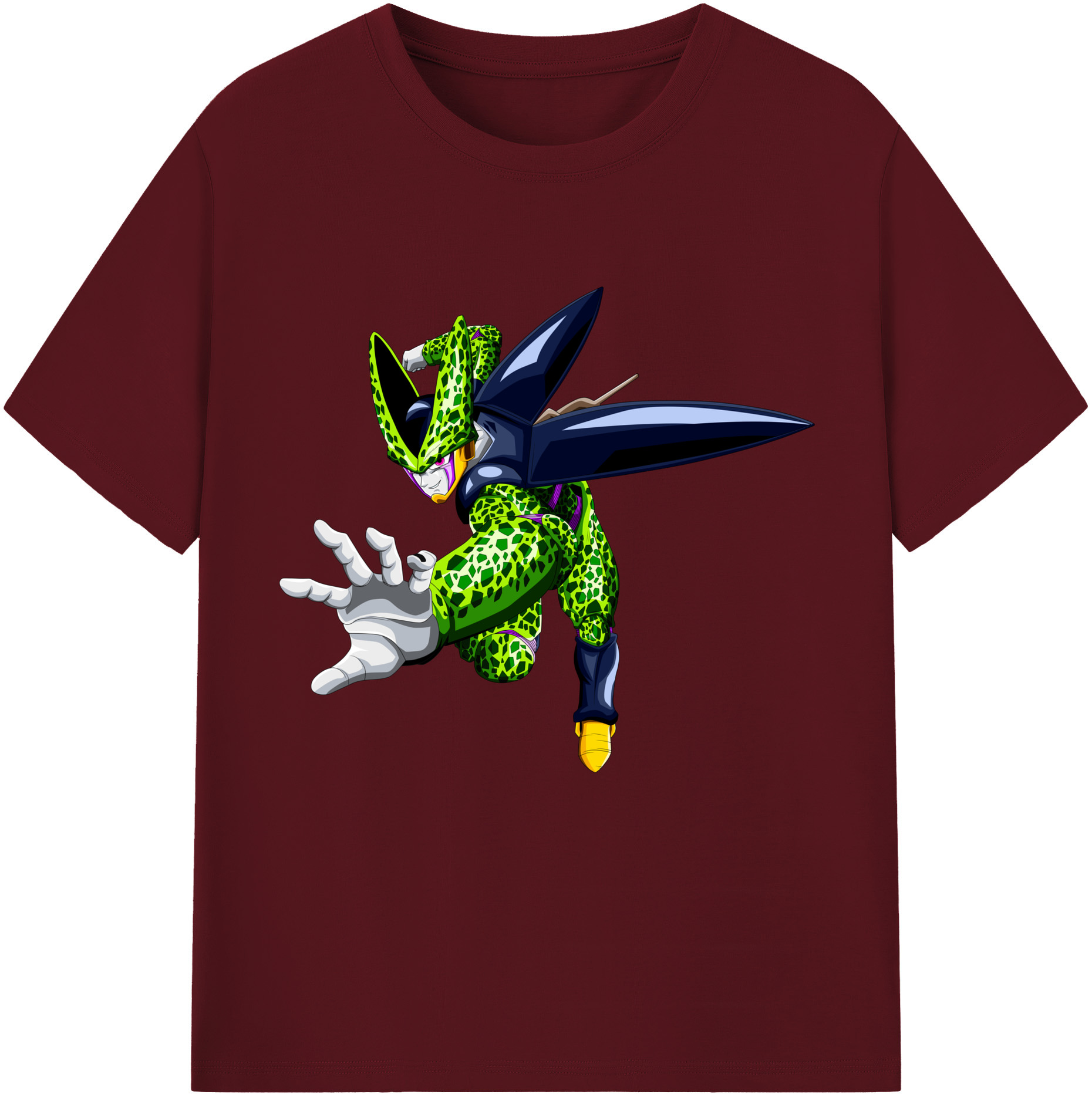 （画像用） ドラゴンボール セル DRAGON BALL Cell 綿100％半袖Tシャツ（フロントプリント）